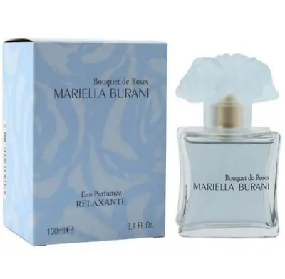 Bouquet De Roses MARIELLA BURANI Women Parfume RELAXANTE 3.4oz SPR *RARE* (BK49 • $62.95