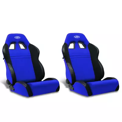 SAAS Universal Vortek Seats (2) Dual Recline Black/Blue ADR Compliant • $660