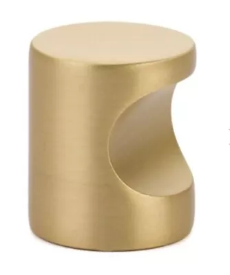 86151US4 Modern Finger Cabinet Pull Satin Brass - Large • $9.98