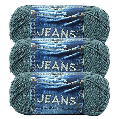 (3 Pack) Lion Brand Yarn 505-150Y Jeans Yarn Vintage • $16.77