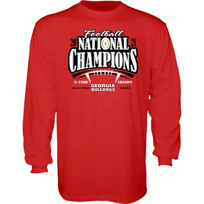 $10.99 • Buy  Georgia Bulldogs Blue 84 CFP 2021 National Champions LS T-ShiRT