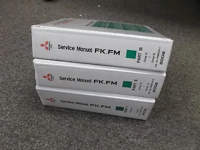 2002 Mitsubishi Fuso FK FM FK617 FM617 FM657 Shop Service Repair Manual Set • $349.30