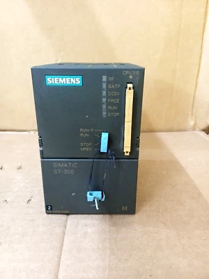 $89.99 • Buy Siemens 6ES7 315-1AF02-0AB0 Simatic S7-300 CPU 315 DC 24 Volt