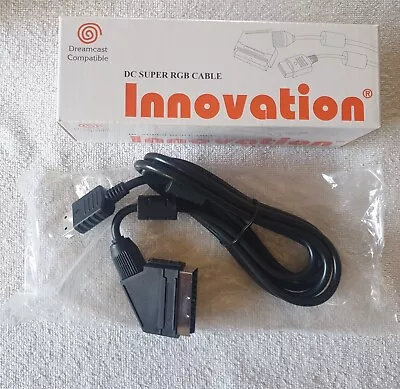 Sega Dreamcast Scart Lead - Innovation - Super Rgb  (new & Boxed) • $16