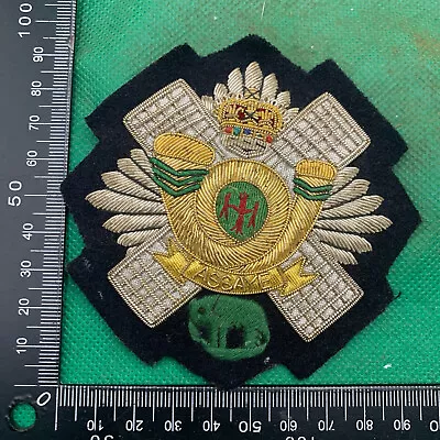 British Army Bullion Embroidered Blazer Badge - Highland Light Infantry • £9.99