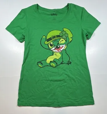 Disney Stitch Shirt St. Patrick's Day Leprechaun St. Patty’s Green Clover Large • $19.95