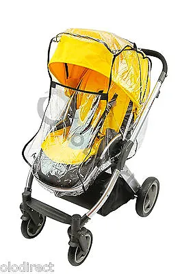 RAINCOVER Fits  I'COO BABY UNIVERSAL PRAM CARRY COT & Seat Unit Buggy Rain Cover • £9.95