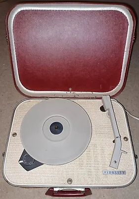 £68 • Buy 1960's Vintage Fidelity Portable Record Player Model: HF 31