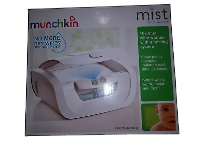 Munchkin Mist Wipe Warmer New With Auto Mist.Opened Box! • $20
