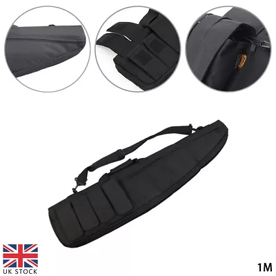 Tactical Hunting Shooting Padded Carry Case Air Rifle Gun Slip Bag 98cm Long UK • £19.99