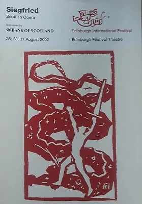 Siegfried By Wagner Ring Cycle Scottish Opera 2002 Programme • £2.50