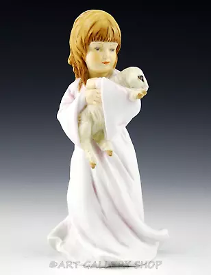 Kaiser Germany Figurine #807 GIRL HOLDING LAMB SHEEP By W. Gawantka Mint Rare! • $99