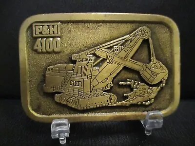 P&H 4100 Mining Shovel Excavator Belt Buckle Pawling Harnischfeger Construction • $85.49