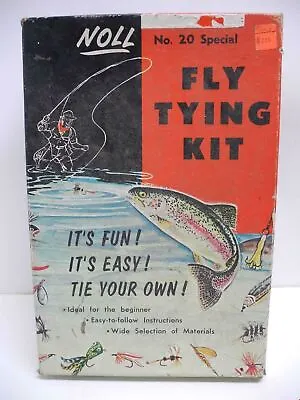 Vintage Koll No. 20 Special Fly Tying Kit With Box And Contents • $5.95