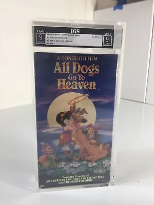 IGS VHS All Dogs Go To Heaven First Print MINT Grade 9 / 9 - 1990 Sealed New  • $279.99