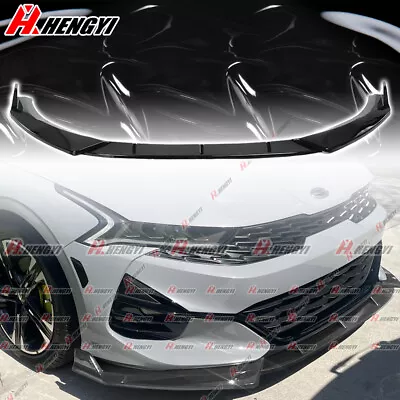 $66.99 • Buy Front Bumper Lip Splitter Chin Spoiler Gloss Black For KIA K5 GT GT-line 2020-24