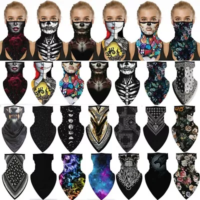 Multi-color Face Mask Balaclava Scarf Neck Gaiter Riding Biker Bandana Headband • $13.90