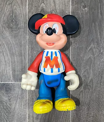 Vtg.1976 Mickey Mouse Rubber Plastic Baseball12  Dollarms.legsfeet Head Move • $14.99