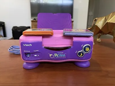$34 • Buy Vtech V Smile TV Learning System Pink CONSOLE ONLY 4 Games NOT TESTED