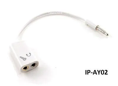 3.5mm Stereo TRRS 4-Pole Plug To 3.5mm Mic & Headset Jack IPhone Audio Adapter • $9.99