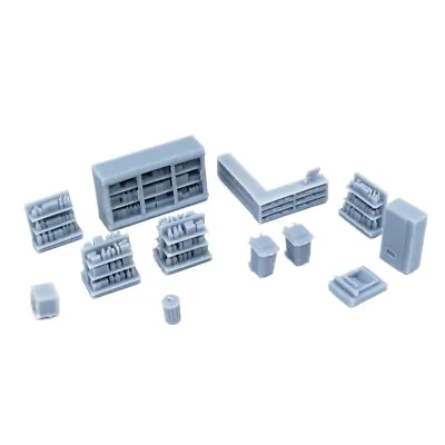 Outland Models Railway Scenery Market/Store Interior Accessories Set  N Gauge • £8.39