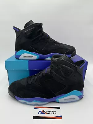 Mens Size 11 - Nike Air Jordan 6 Aqua Blue Purple (CT8529-004) FAST SHIPPING! • $179.99