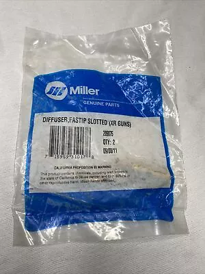 Miller Genuine Parts Diffuser Fastip Slotted (xr Guns) Part #209875 (2-pack) • $20.99