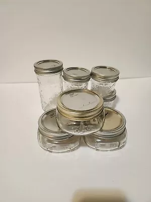 Ball Glass Mason Jars Set - 4oz Jelly Jars - Half Pint Jelly Jar - 250 Ml Tureen • $15
