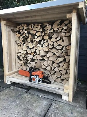 READY BUILT LOG / WOOD STORE ~ (Read Description) Outdoor Storage Shed • £129