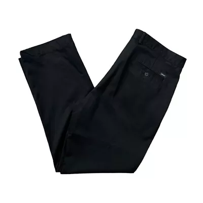 GANT Classic Essential Cotton Dress Chinos Pants Trousers W40 L34 Black • £22