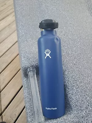 Hydro Flask - 24 Oz. Standard Mouth W/Flex Cap - NAVY Blue With Small Dents • $10