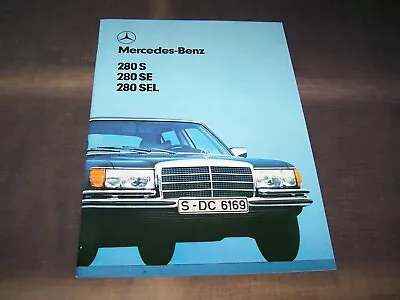 TOPRARITY Magnificent Prestige Brochure Mercedes 280 S SE SEL From 1978 W116!!! • $31.86