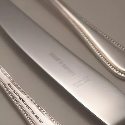 £3.95 • Buy BEAD Design VINERS OF  SHEFFIELD Silver Service Cutlery