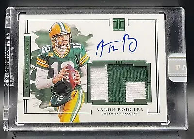 Aaron Rodgers 2020 Panini Impeccable Extravagance Patch Auto White Box 1/1 • $1250