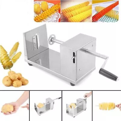 Spiral Potato Slicer Chipper Potatoes Chips Cutter Machine Tornado Kitchen • $19.90