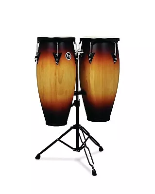 Latin Percussion LP City Wood Congas 10  & 11  Set - Vintage Sunburst • $399.99