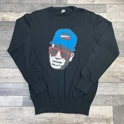 £17.99 • Buy Vtg Franklin Marshall Mens Black Print Crew Neck Sweatshirt Size Medium