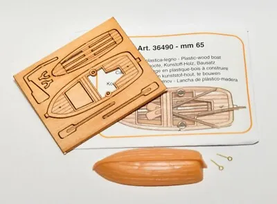 Mantua 36490 Wood & Plastic Life Boat 65mm - Model Boat Accessories • £10.99