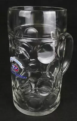 Hacker-Pschorr Munchen 1 Liter Dimpled German Oktoberfest Beer Mug Gift • $12.50