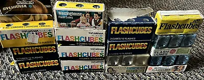 GE /Sylvania Flash/Westinghouse Flash Cubes 2 Boxes 24 Flashes NOS • $17.99