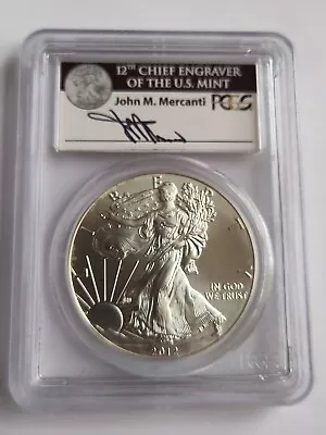 2012 W Pcgs MS70 Silver Eagle Struck At West Point First Strike Perfect Grade • $48