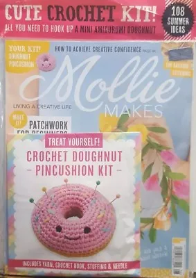 Mollie Makes UK Issue 96 Crochet Doughnut Pincushion Kit FREE SHIPPING CB • $21.99