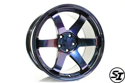 Rota Grid Wheels 18x9.5 +38 5x100 Chameleon For Subaru Wrx 02-14 Scion Tc 05-10 • $1325