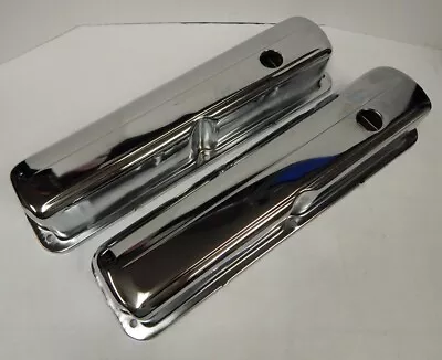 $50.96 • Buy Chrome FE Big Block Ford Valve Covers 1958-1976 332 352 390 428 Stock Style