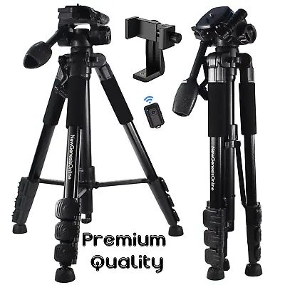 $38.99 • Buy Aluminum Alloy Camera Tripod Stand Holder For Canon Nikon Cell Phone Remote DSLR
