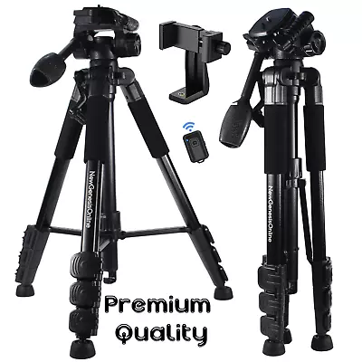 $38.99 • Buy Aluminum Alloy Camera Tripod Stand Holder For Canon Nikon Cell Phone Remote DSLR