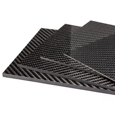 Carbon Fibre Sheet 3K Rigid Matte Plain Thick 0.2/0.5/1/2/3/4/5mm Select Size RC • £3.18