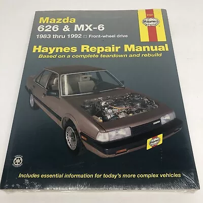 Mazda 626 & MX-6 1983 Thru 1992 FWD Haynes Repair Manual 61041 READ • $24.87