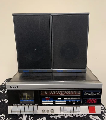 £25 • Buy Vintage Ingersoll XK 4114 Record Cassette Player Ingersoll Loud Speakers SP 4114