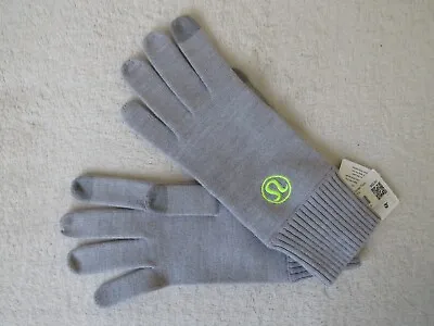 LULULEMON Warm Revelation Gloves Tech Size M/L RHIH/HIYE Merino Wool Blend • $24.99